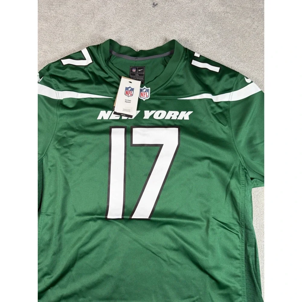 New York Jets Garrett Wilson #17 Nike Player Game Jersey, Green, 2XL, NWT